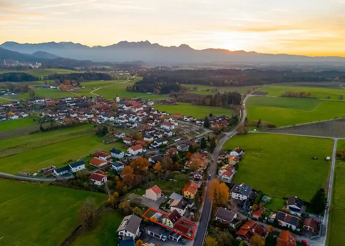 Moderne Mit Bergblick Und Grosser Terrasse Nahe Simssee, Chiemsee Und Autobahn A8 Salzburg - Muenchen Rohrdorf (Bavaria)