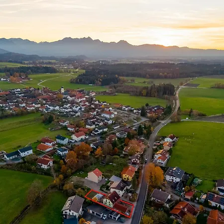 Moderne Mit Bergblick Und Grosser Terrasse Nahe Simssee, Chiemsee Und Autobahn A8 Salzburg - Muenchen Rohrdorf (Bavaria)